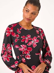 Roman Blomstrete  Print Te Stretch Kjole - Bilde 3 av 5