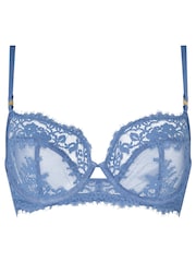 KBX Blue Renee Lace Non Padded Balcony Bra - Image 4 of 4