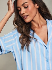 KBX Viscose Stripe Revere Short Pyjamas Set - Imagen 5 de 7