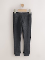 Grey/Black 2 Pack Thermal Waffle Textured  Leggings (2-16yrs) - Image 2 of 6