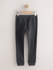 Grey/Black 2 Pack Thermal Waffle Textured  Leggings (2-16yrs) - Image 4 of 6