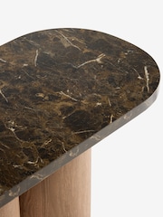Mid Natural Oak Effect Console Table - Image 6 of 8
