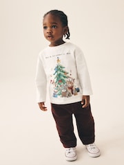 White Hamish Watercolour - Landarmshirt mit weihnachtlichem Design (3 M.–7 J.) - Bild 4 von 4