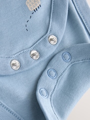 Blue Character Short Sleeve Baby Bodysuits 7 Pack - Image 14 of 14