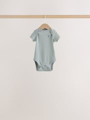 Blue Character Short Sleeve Baby Bodysuits 7 Pack - Image 4 of 14