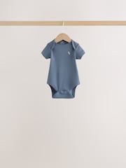 Blue Character Short Sleeve Baby Bodysuits 7 Pack - Image 7 of 14
