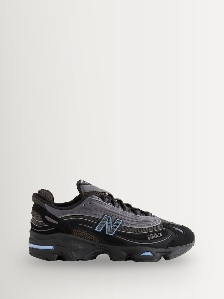 New Balance Black/Navy 1000 Trainers - Image 1 of 6 New Balance Black/Navy 1000 Trainers - Image 1 of 6