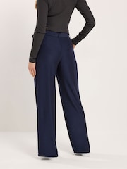 Long Tall Sally Blue Belted Wide Leg Trousers - Image 3 of 5