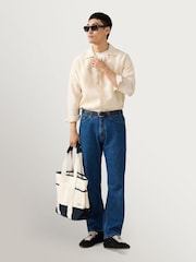 Percival Natural Long Sleeve Cuban Linen Shirt - Image 5 of 7