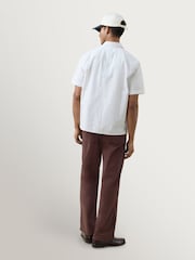 Percival White Lucia Boxy Stripe Short Sleeve Shirt - Image 2 of 7