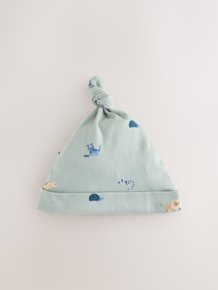 Blue Mini Character Baby Beanies 3 Pack (0-18mths) - Image 2 of 6