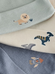 Blue Mini Character Baby Beanies 3 Pack (0-18mths) - Image 6 of 6