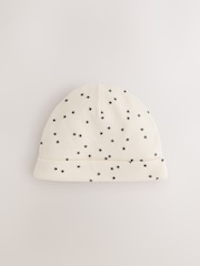 Monochrome Waffle Baby Beanies 3 Pack (0-18mths) - Image 2 of 6