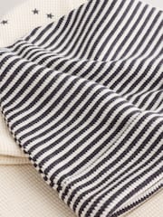 Monochrome Waffle Baby Beanies 3 Pack (0-18mths) - Image 6 of 6