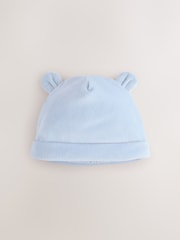 Blue and White Baby Beanies 2 Pack (0-12mths) - Image 2 of 6