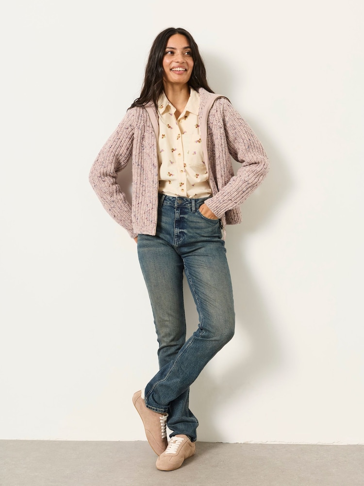 FatFace Chesham Dark Teal Blue Petite Girlfriend Jeans - Image 1 of 6 FatFace Chesham Dark Teal Blue Petite Girlfriend Jeans - Image 1 of 6