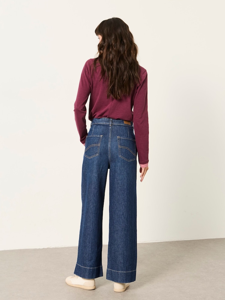 FATFACE Pantalone širokih nogavica Farmerke - Slika 2 od 6