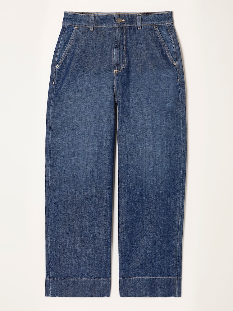 FATFACE Pantalone širokih nogavica Farmerke - Slika 6 od 6