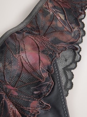 Black N.Premium Swiss Designed Embroidered Knickers - Image 6 of 7