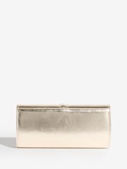 Lipsy Gold Tassel Trim Clutch Bag - Image 3 of 5