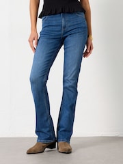 FatFace Katrine Denim Dark Blue Bootcut Jean - Image 1 of 6