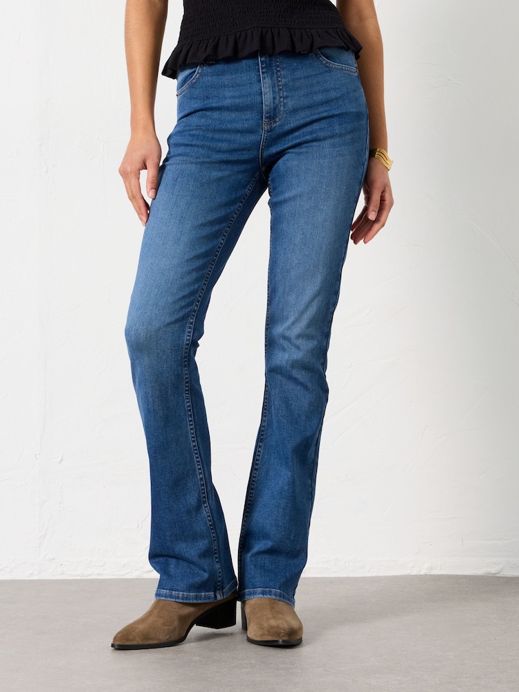 FatFace Katrine Denim Dark Blue Bootcut Jean - Image 1 of 6