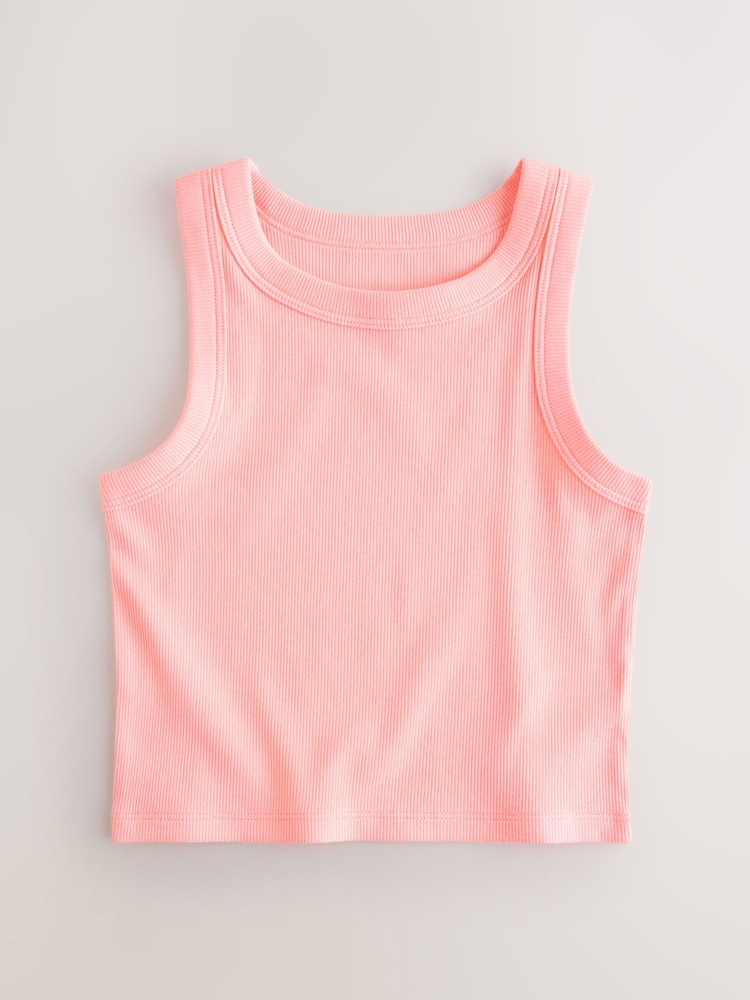 Pink/Orange Pastel Vest 5 Pack (1.5-16yrs) - Image 2 of 9