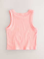 Pink/Orange Pastel Vest 5 Pack (1.5-16yrs) - Image 3 of 9