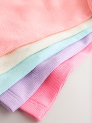 Pink/Orange Pastel Vest 5 Pack (1.5-16yrs) - Image 9 of 9