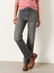 FatFace Carmel Grey Comfort Straight Jeans - Image 3 of 7