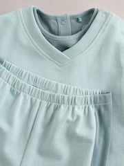 Blue Sweat Tank, Bodysuit and Joggers Baby 3 Piece Set (0mths-2yrs) - Image 14 of 22