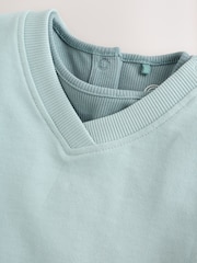 Blue Sweat Tank, Bodysuit and Joggers Baby 3 Piece Set (0mths-2yrs) - Image 15 of 22