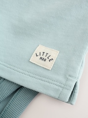 Blue Sweat Tank, Bodysuit and Joggers Baby 3 Piece Set (0mths-2yrs) - Image 17 of 22