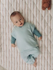 Blue Sweat Tank, Bodysuit and Joggers Baby 3 Piece Set (0mths-2yrs) - Image 2 of 22
