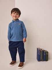 Bleu - Ensemble polo à manches longues et Survêtement (3mois -7an) - Image 1 de 9