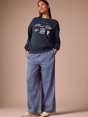Navy Maternity Mama Club Sweatshirt - Image 2 of 9