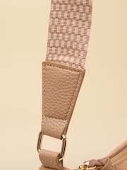 Joules Suedette Neutral Moon Cross Body bag - Image 10 of 10
