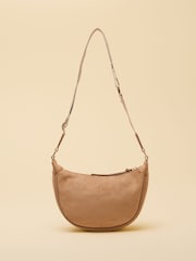Joules Suedette Neutral Moon Cross Body bag - Image 7 of 10