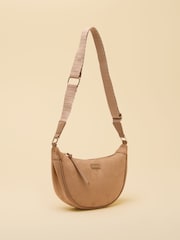 Joules Suedette Neutral Moon Cross Body bag - Image 9 of 10