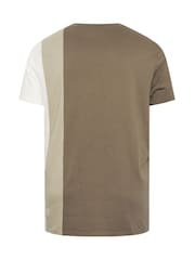 BadRhino Big & Tall Brown Falcon Cut & Sew T-Shirt - Image 6 of 6