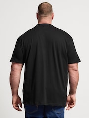 BadRhino Big & Tall Black Distressed Graphic T-Shirt - Image 3 of 5