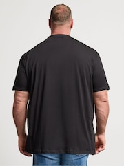 Черный - Длинные - Футболка с принтом BadRhino Big & Tall - Изображение 3 4