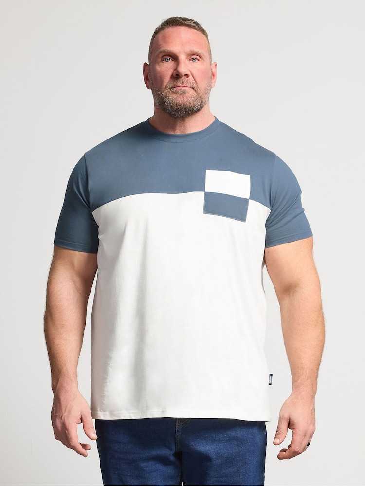BadRhino Big & Tall Blue Pocket T-Shirt - Image 1 of 4