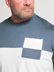 BadRhino Big & Tall Blue Pocket T-Shirt - Image 4 of 4