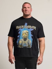 Negru - Normală - BadRhino Big & Tall Ironmaiden T-Shirt - Imaginea 1 din 6