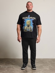Negru - Normală - BadRhino Big & Tall Ironmaiden T-Shirt - Imaginea 2 din 6
