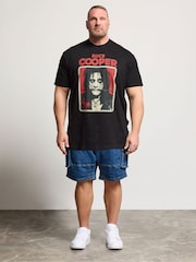 BadRhino Big & Tall Black Long Alice Cooper T-Shirt - Image 2 of 6