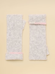Joules Fingerless Grey Gloves - Image 1 of 3