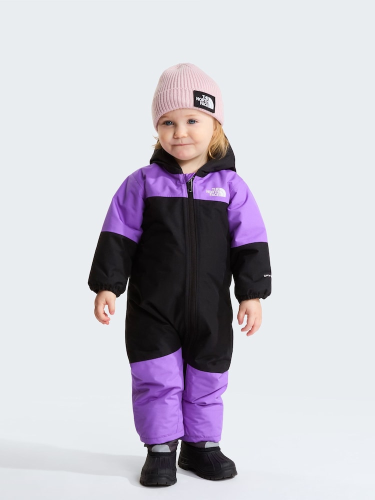 The North Face Purple Baby Freedom Insulated Ski Snowsuit - Image 1 of 5