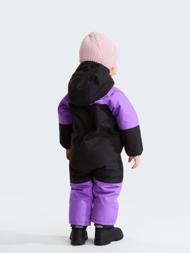 The North Face Purple Baby Freedom Insulated Ski Snowsuit - Image 2 of 5